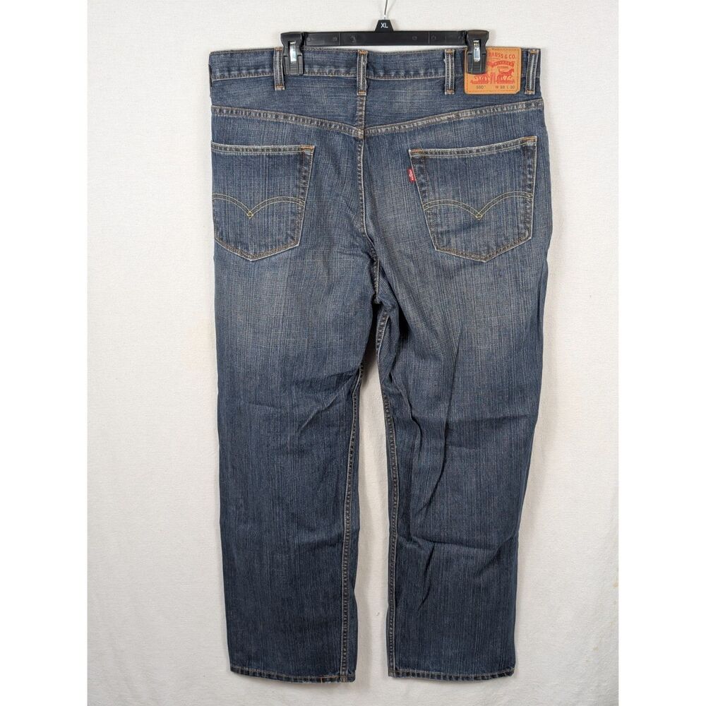 Levi's 550 Relaxed Fit Tapered Leg Jeans Blue Men's Size 38x30 - Picture 6 of 14